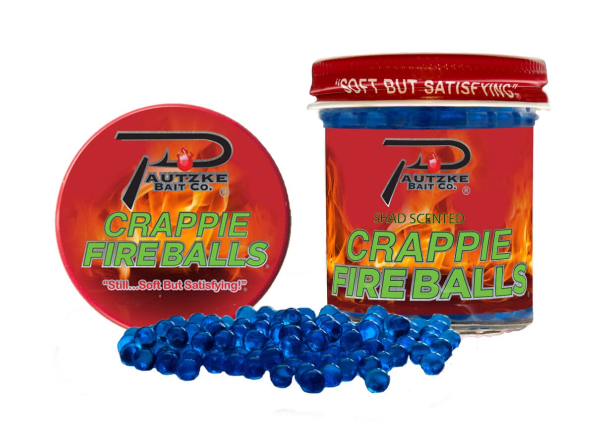 Pautzke Crappie Fire Balls – Blue Shad – product packaging