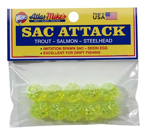 41027 Atlas Mike’s Sac Attack (10/Bag) – Chartreuse