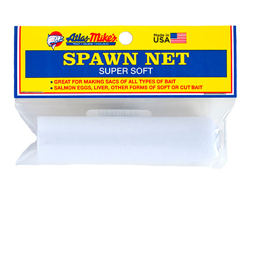 55001 Atlas Mike’s Spawn Net 3 x 16′ Roll – White