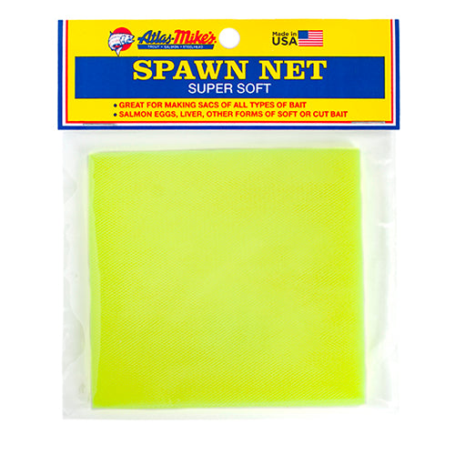 55067 Atlas Mike’s Spawn Net 4″ Squares – Chartreuse
