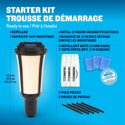 Thermacell Patio Shield Mosquito Repellent Torch – 15 ft Protection