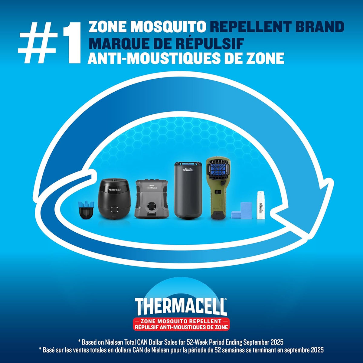 Thermacell Patio Shield Mosquito Repellent Torch – 15 ft Protection