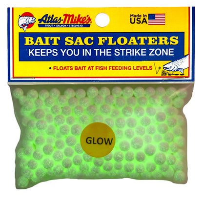 99021 Atlas Mike’s Bait Sac Floaters – Glow in the Dark