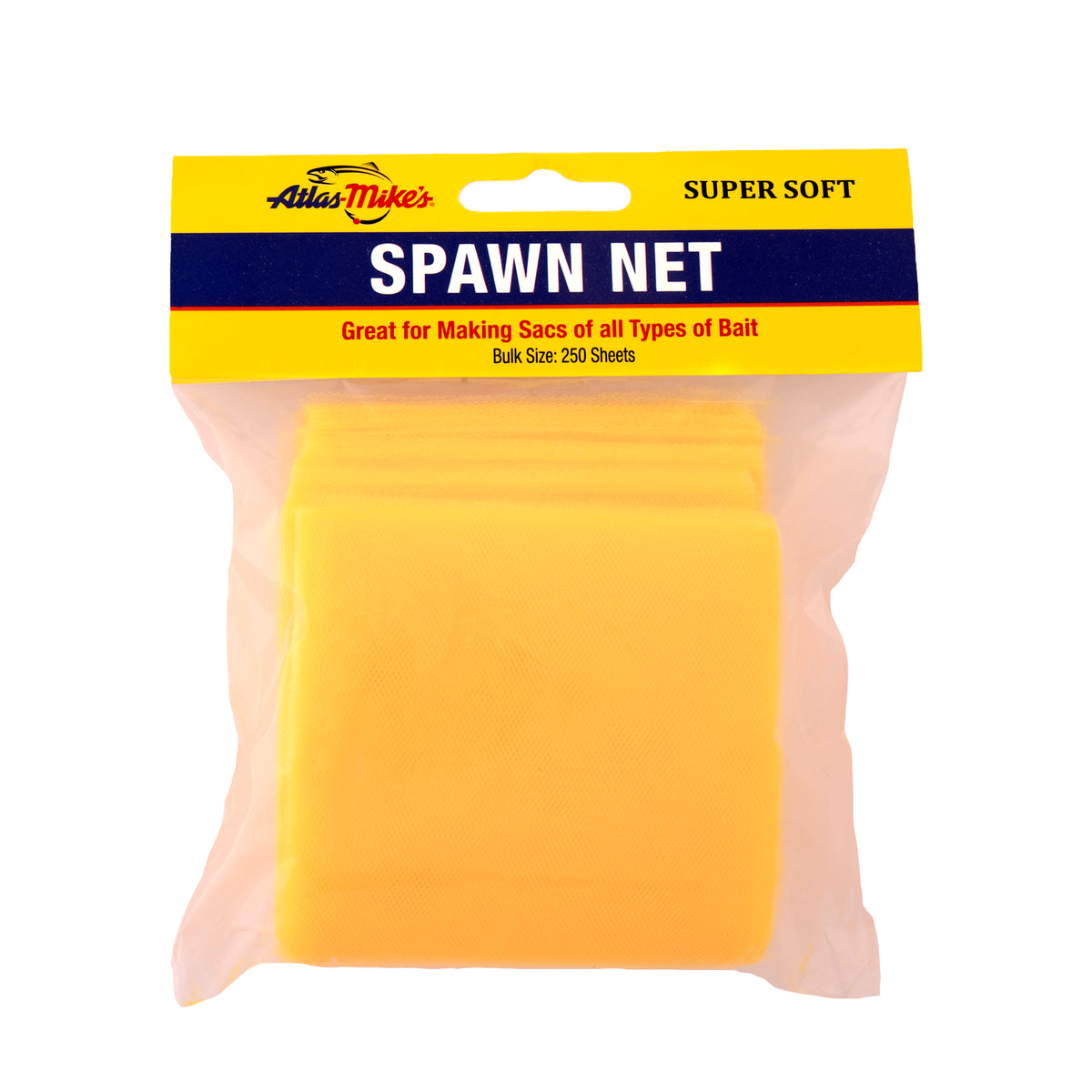 55102 Atlas Mike’s Spawn Precut 3” Squares – Yellow (Bulk)