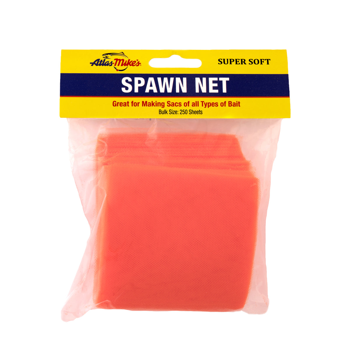 55103 Atlas Mike’s Spawn Precut 3” Squares – Orange (Bulk)