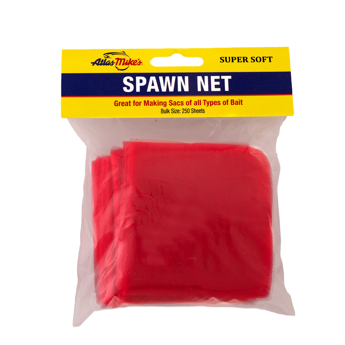 55106 Atlas Mike’s Spawn Precut 3” Squares – Red (Bulk)