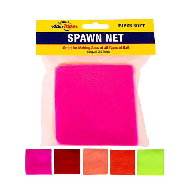 55201 Atlas Mike’s Spawn Net 3″ Squares – Multi-color (5 PK)
