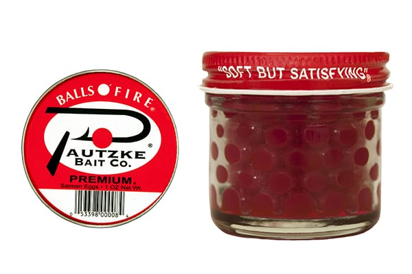 Pautzke Balls O’ Fire Salmon Eggs – Premium – product packaging