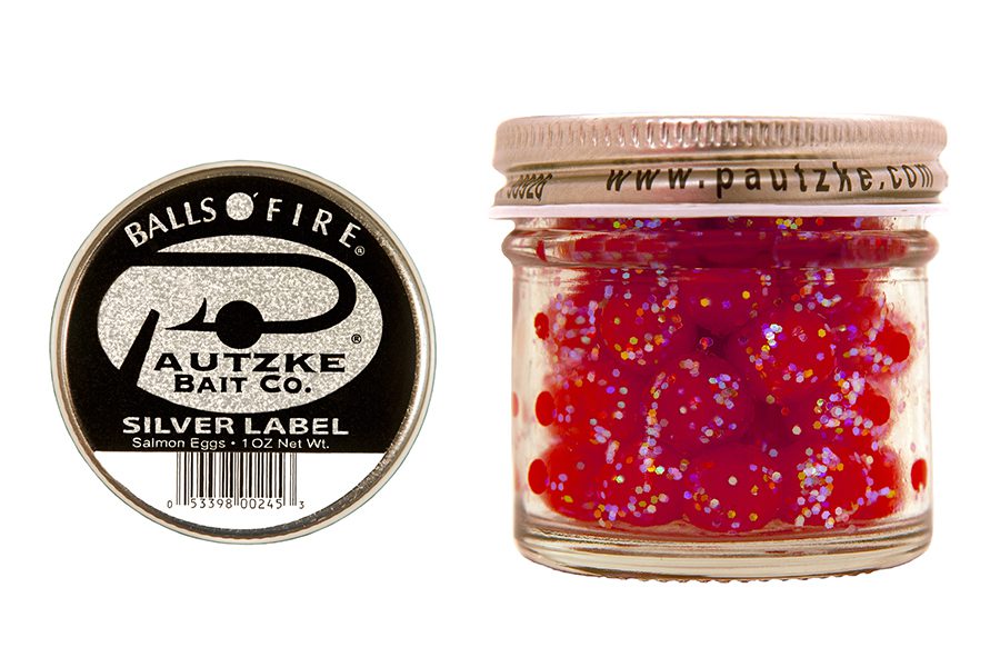 Pautzke Balls O’ Fire Salmon Eggs – Silver Label – product packaging