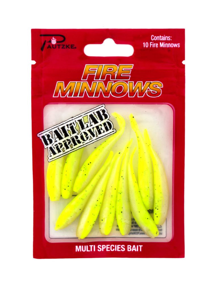 Fire Minnows, Chartreuse – product packaging