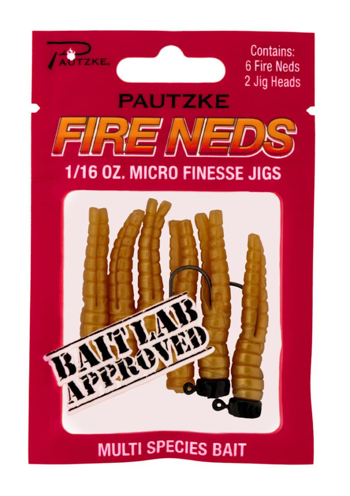 Fire Neds, Mealworm (1/16 ounce) – product packaging