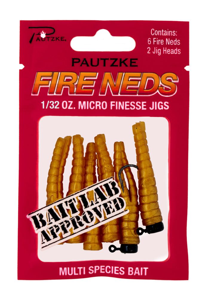 Fire Neds, Mealworm (1/32 ounce) – product packaging