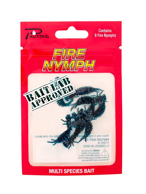 Pautzke Fire Nymph – Midnight Blue – product packaging