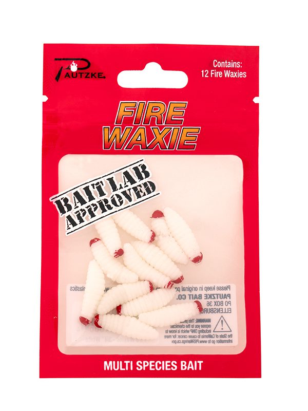 Pautzke Fire Waxie – White – product packaging