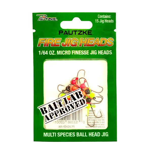 Fire Jig Heads – 1/64 oz. – product packaging