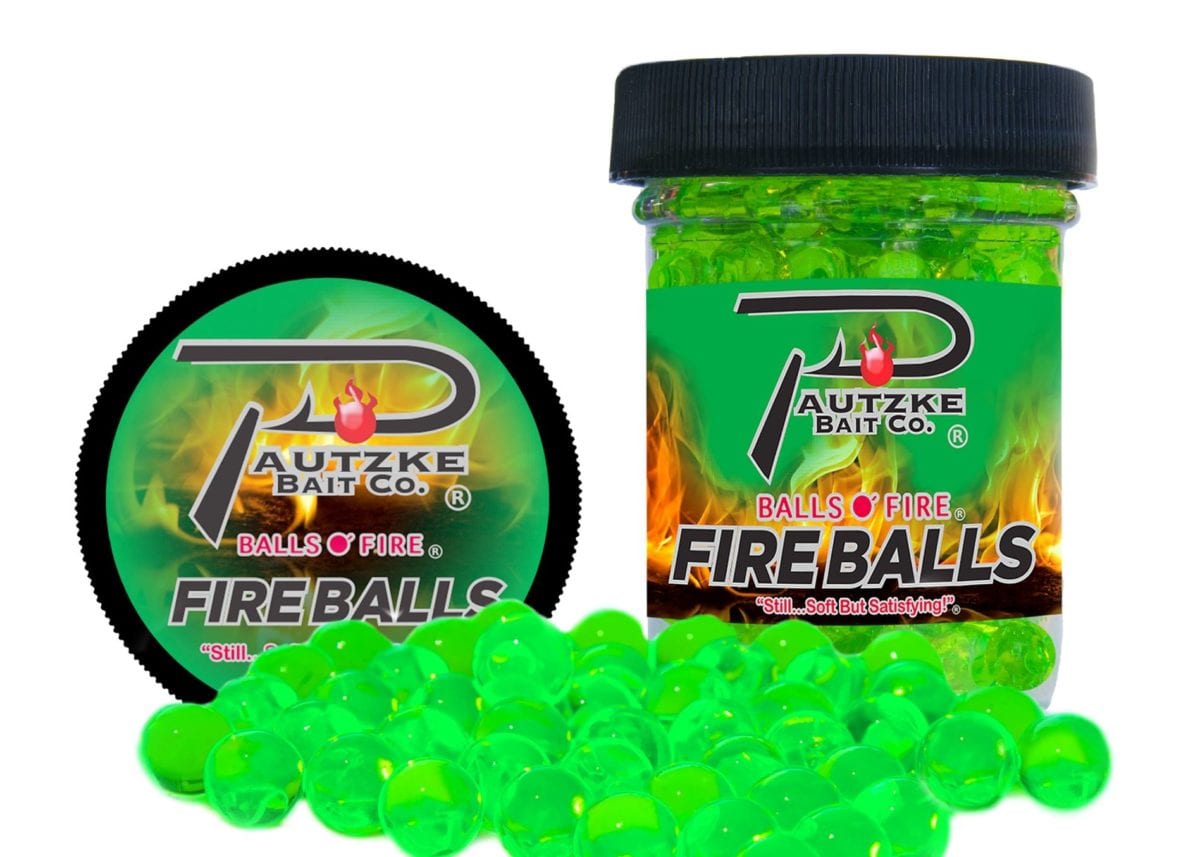 Pautzke Fire Balls – Chartreuse Garlic 1.65 oz – product packaging