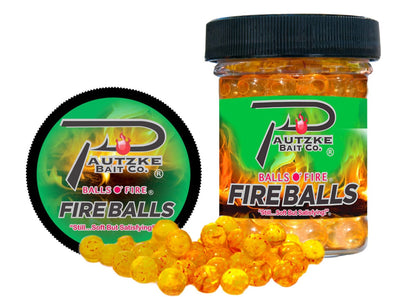 Pautzke Fire Balls – Gold Shrimp 1.65 oz – product packaging