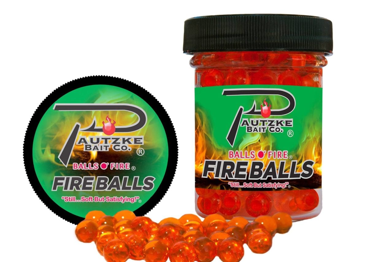 Pautzke Fire Balls – Orange Shrimp 1.65 oz – product packaging