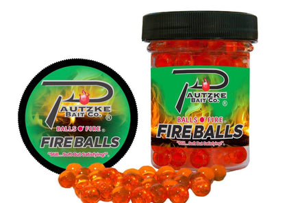Pautzke Fire Balls – Orange Shrimp 1.65 oz – product packaging