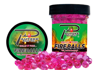 Pautzke Fire Balls – Pink Shrimp 1.65 oz – product packaging