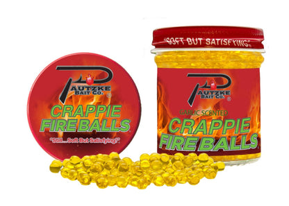 Pautzke Crappie Fire Balls – Gold Garlic – product packaging