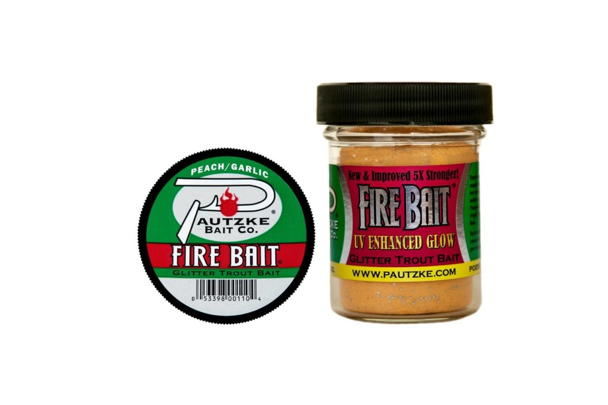 Pautzke Fire Bait – Peach Garlic 1.5 oz – product packaging