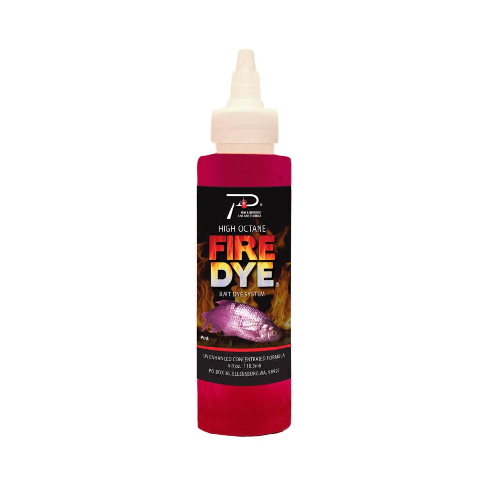 Pautzke Fire Dye – Pink 4 oz – product packaging