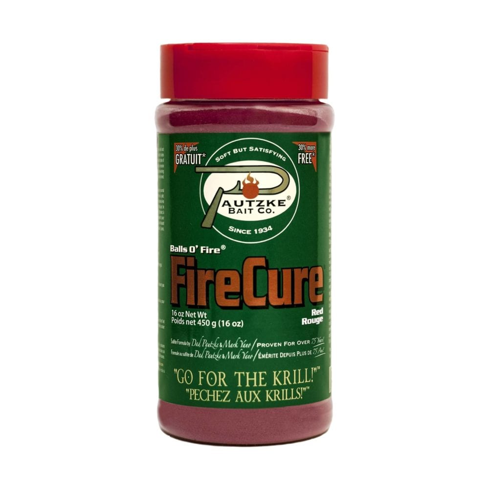 Pautzke Fire Cure – Red 16 oz – product packaging