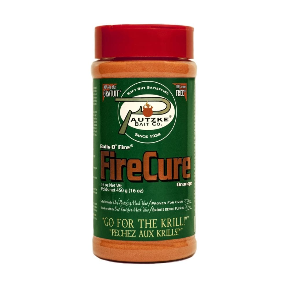Pautzke Fire Cure – Orange 16 oz – product packaging