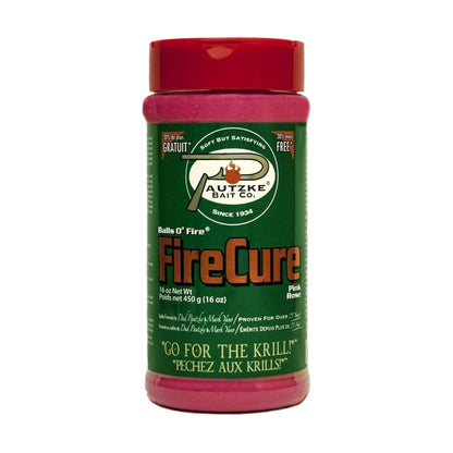 Pautzke Fire Cure – Pink 16 oz – product packaging