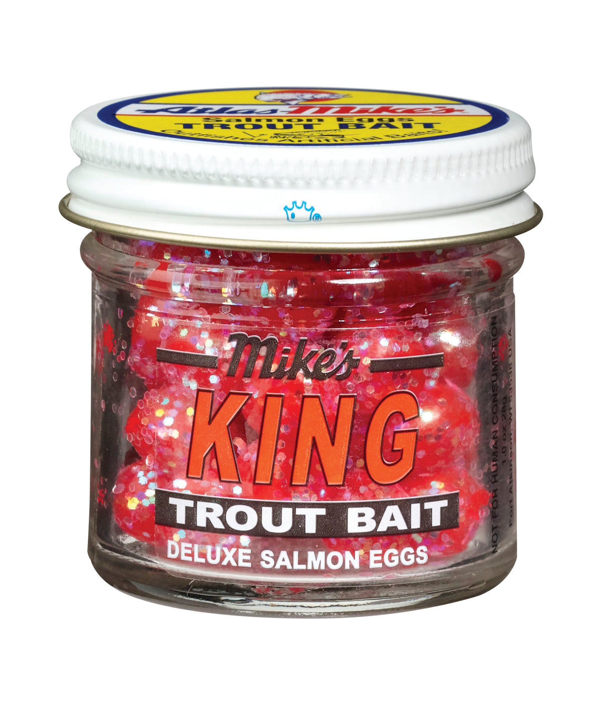 1206 Mike’s King Glitter Egg – Red