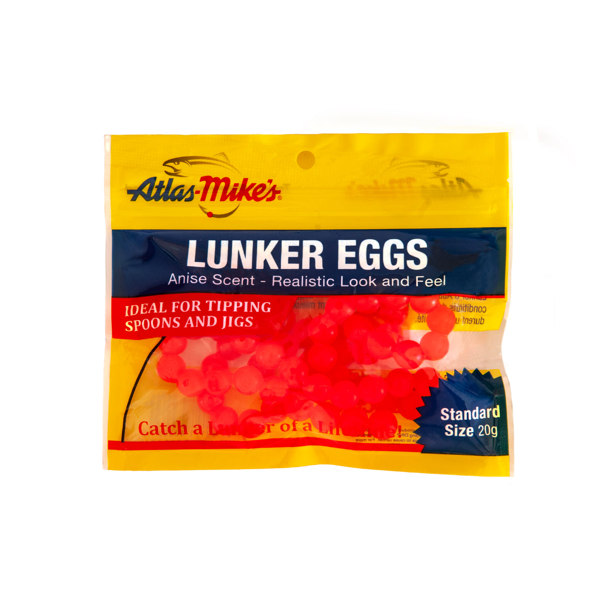 43003-12 Atlas Mike’s Lunker Egg – UV Orange
