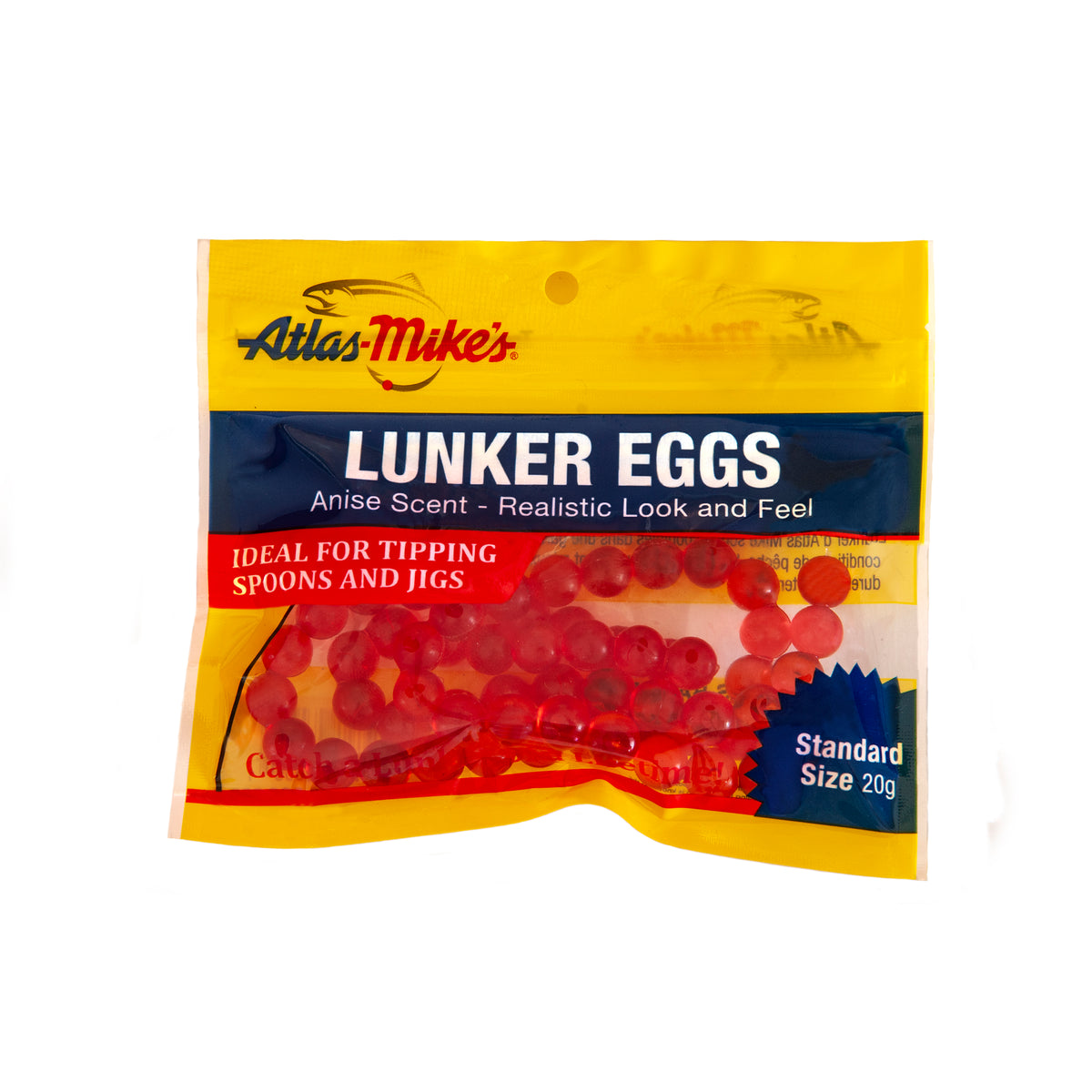 43006-12 Atlas Mike’s Lunker Egg – Red