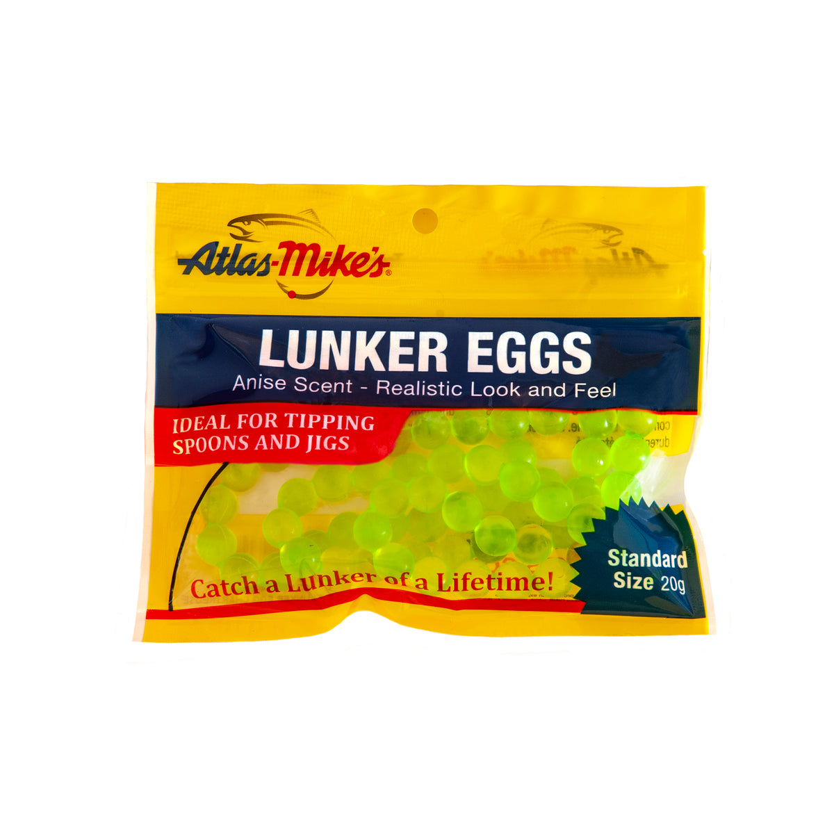 43007-12 Atlas Mike’s Lunker Egg – Chartreuse