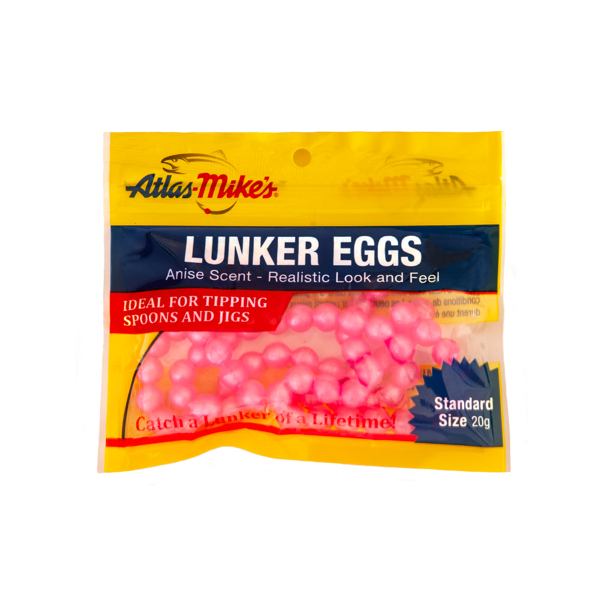 43008-12 Atlas Mike’s Lunker Egg – UV Pearl Pink