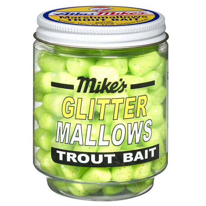 5210 Mike’s Glitter Glo Mallows – Chartreuse/Cheese