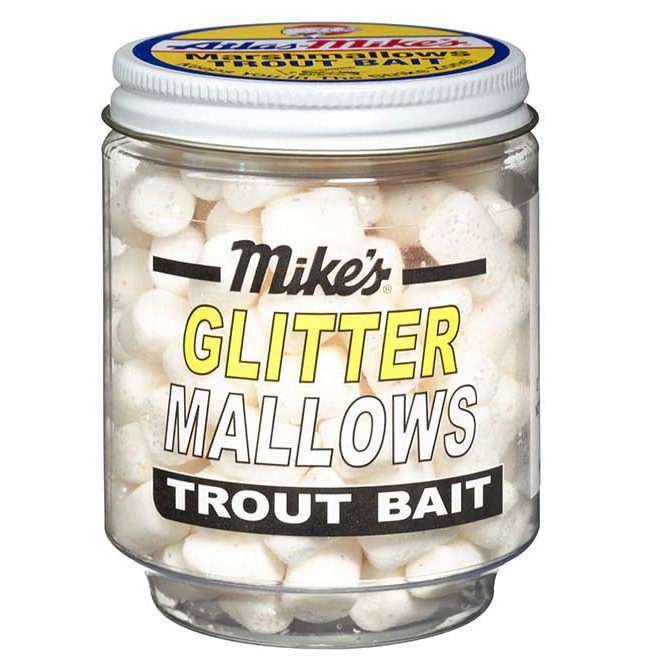 5215 Mike’s Glitter Glo Mallows – White/Anise