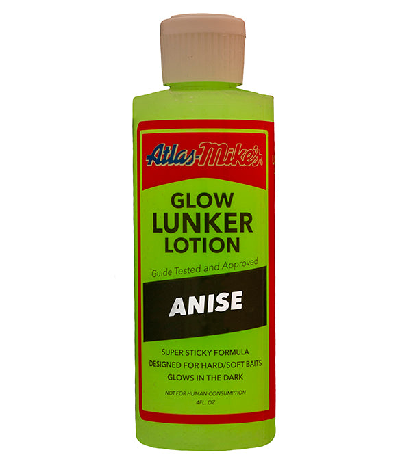 6403 Atlas Mike’s Glow Lunker Lotion – Anise/Glow