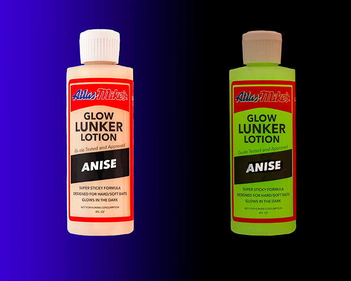 6403 Atlas Mike’s Glow Lunker Lotion – Anise/Glow