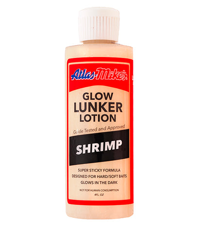6406 Atlas Mike’s Glow Lunker Lotion – Shrimp/Glow