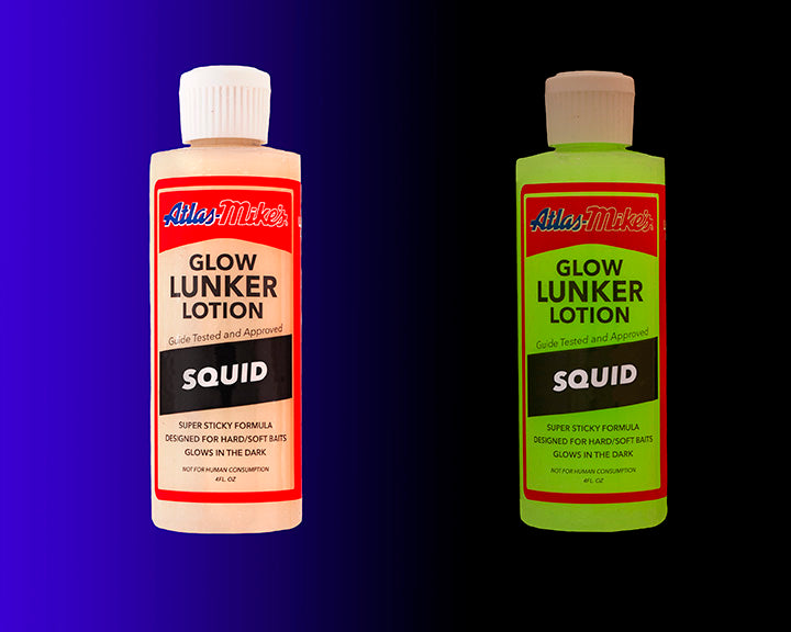 6413 Atlas Mike’s Glow Lunker Lotion – Squid/Glow