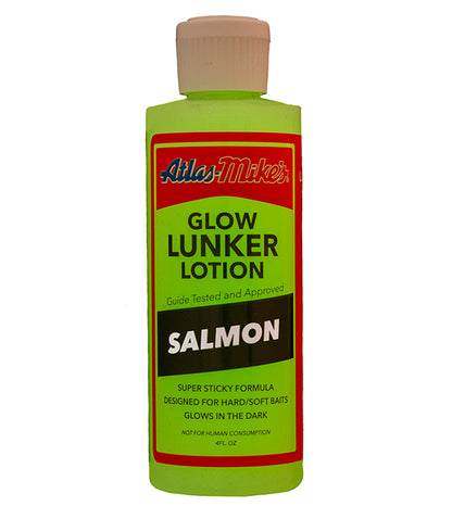 6414 Atlas Mike’s Glow Lunker Lotion – Salmon/Glow