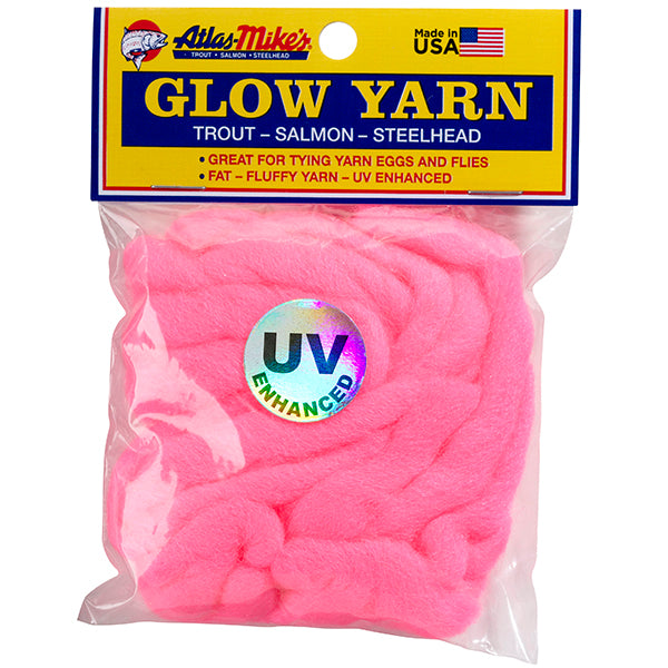 77005 Atlas MIke’s UV Glow Yarn- Hot Pink