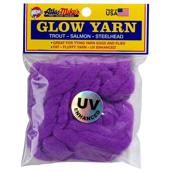77017 Atlas Mike’s UV Glow Yarn – Dark Purple