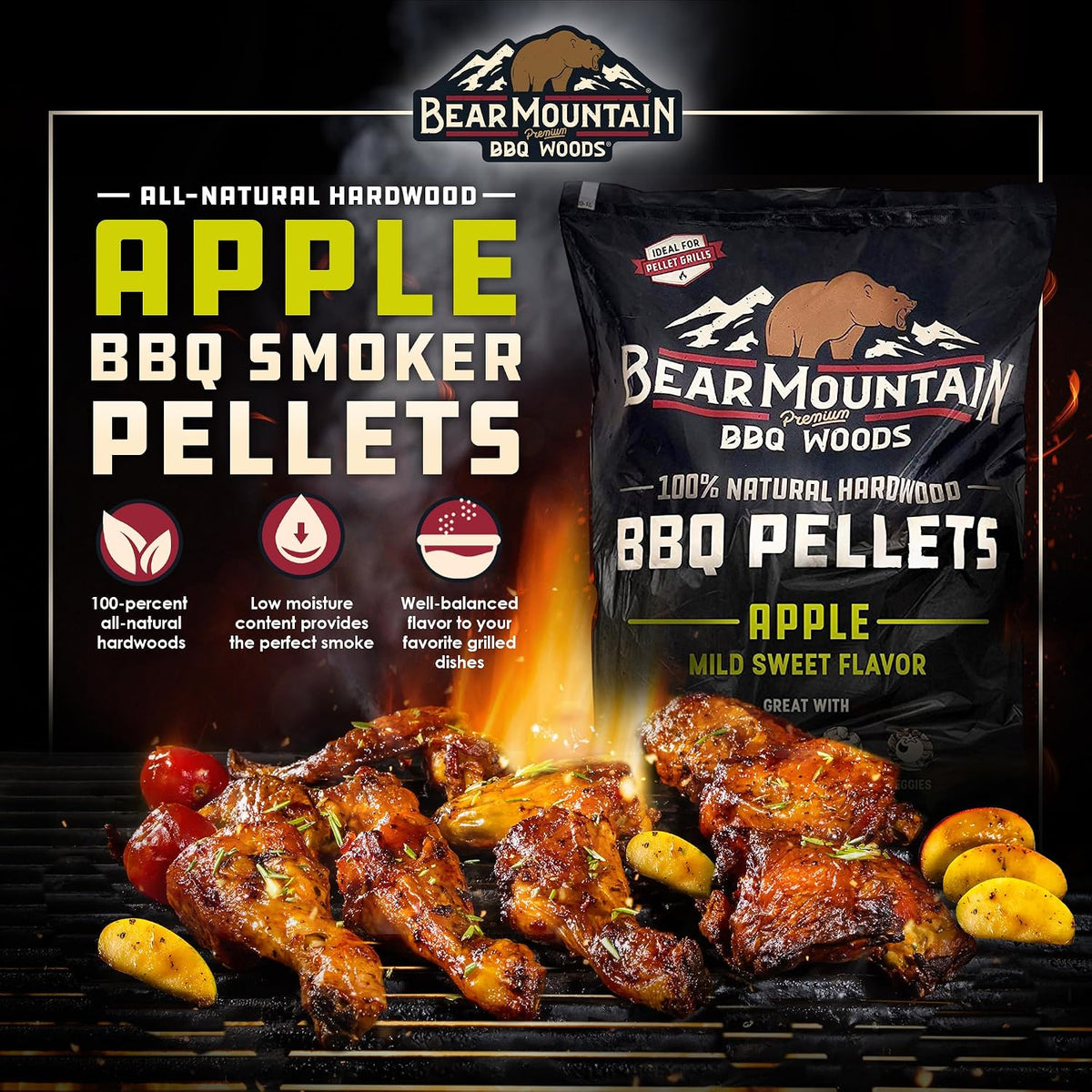 Bear Mountain — Apple smoke flavour and food pairing information