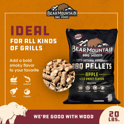 Bear Mountain — Apple pellet features and grill compatibility