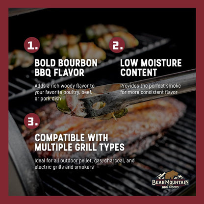 Bear Mountain — Bourbon BBQ pellet smoke and grill compatibility