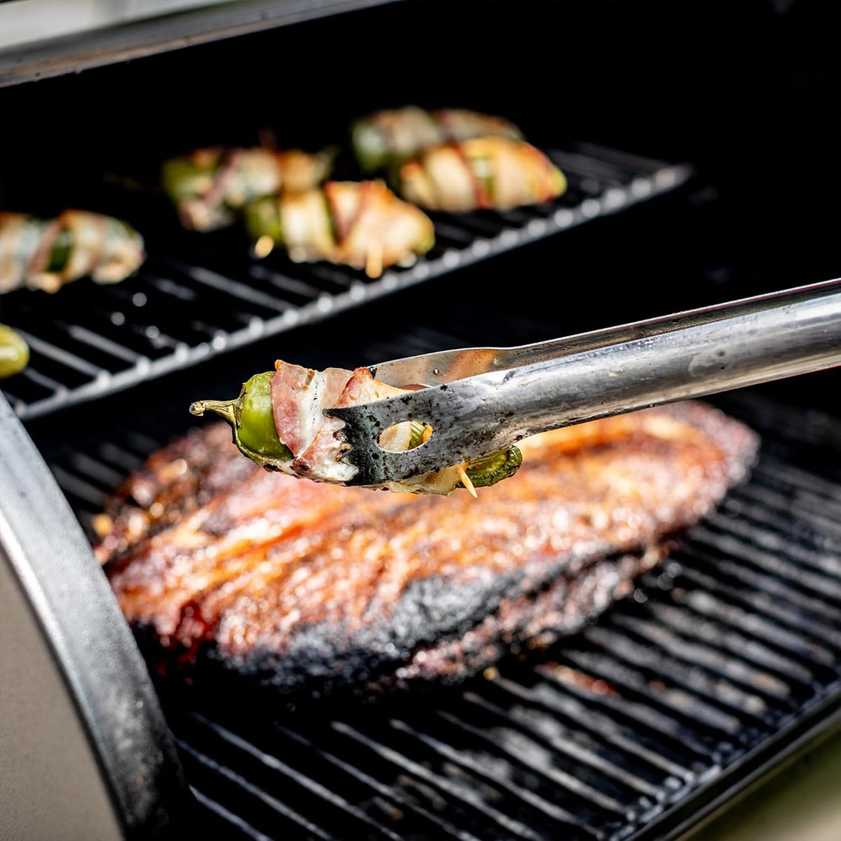 Bear Mountain — Steak cooking on a grill