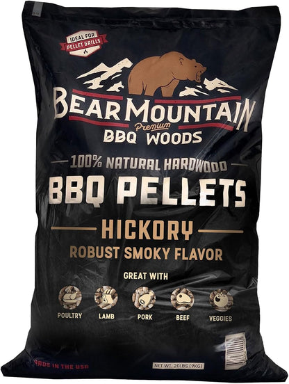 Bear Mountain — Hickory pellet bag, front