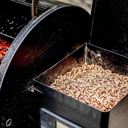 Bear Mountain — Hardwood pellets in a grill hopper